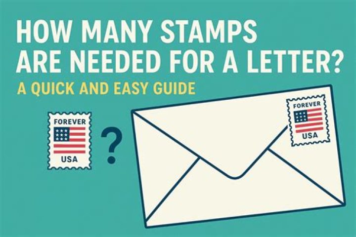 How many stamps go on a letter