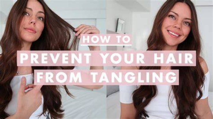 How to keep hair from tangling at night