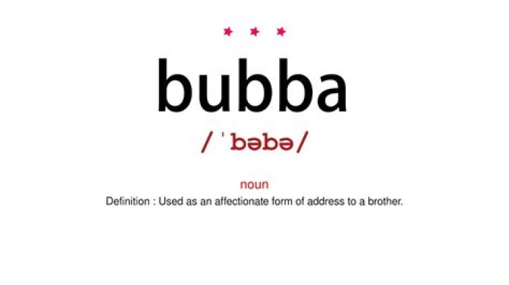 How to pronounce bubba