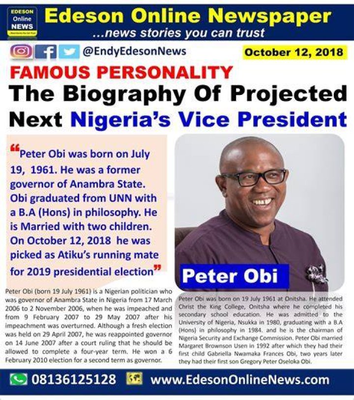Peter Obi Biography, Net Worth, Achievements & More
