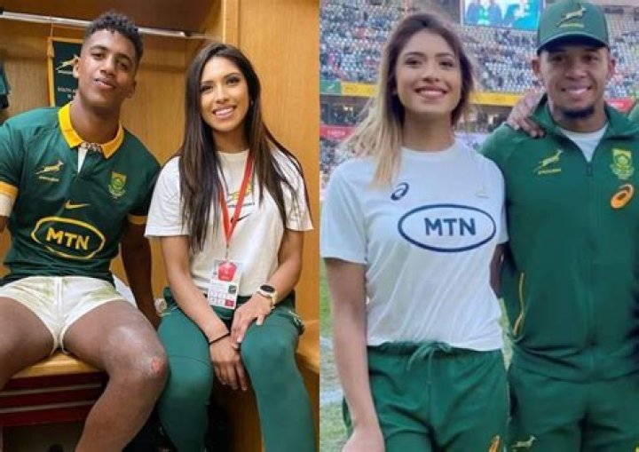 Springboks Team Dietician Zeenat Simjee And Elton Jantjies Are Having An Extra Marital Affair